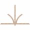 Ekena Millwork Redmond Smooth Timber Gable Bracket, Douglas Fir, 84"W x 56"H x 1 1/2"D x 3 1/2"F, 16/12 Pitch GBW084X56X0204RED00SDF - alternate 1